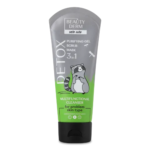 Засіб д/обличчя Beauty Derm Detox3в1 д/проб шкіри