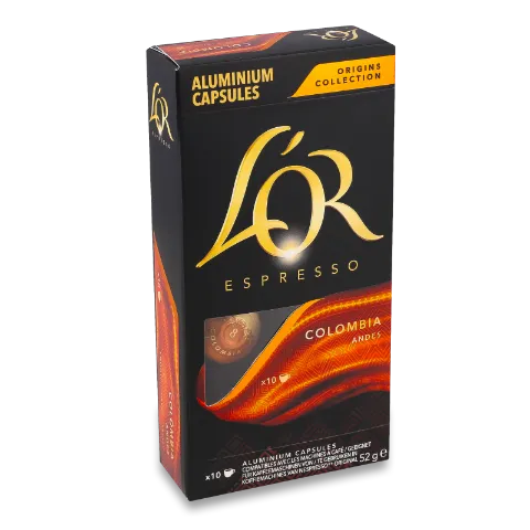 Кава мелена L'OR Espresso Colombia в капсулах