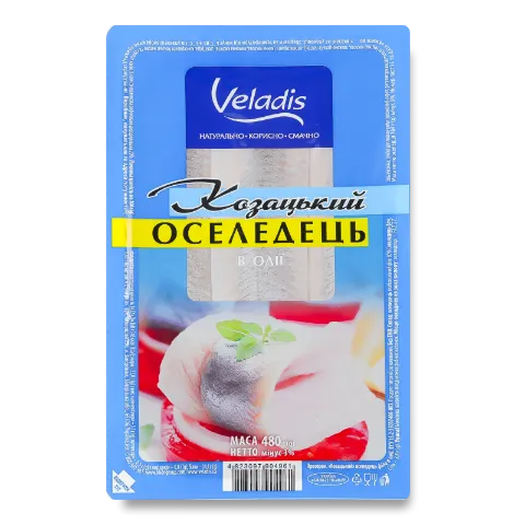 Сельдь Veladis Казацкая филе в масле