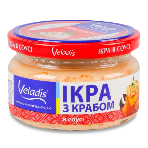 Ікра Veladis з крабом в соусі