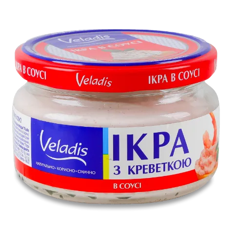 Икра Veladis с креветкой в соусе