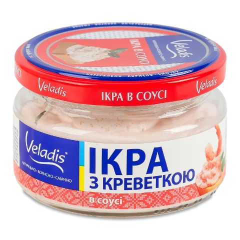 Ікра Veladis з креветкою в соусі