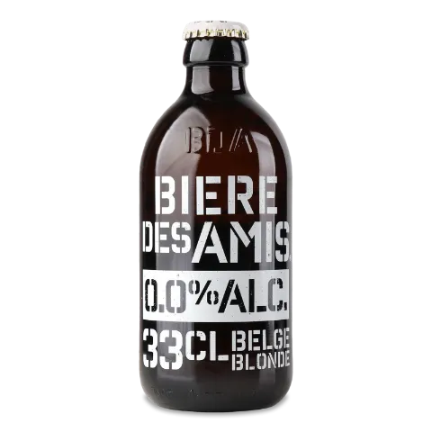 Пиво Biere des Amis светлое безалкогольное