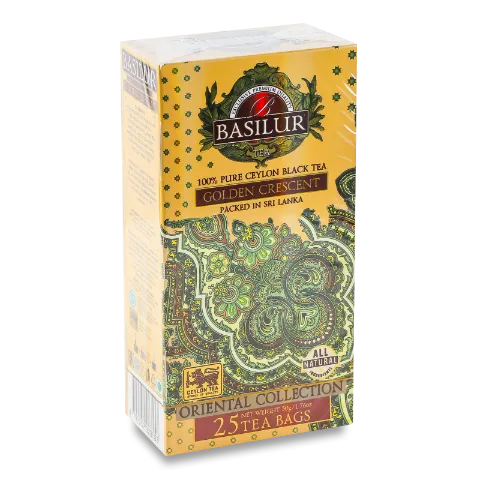 Чай чорний Basilur Oriental Golden crescent