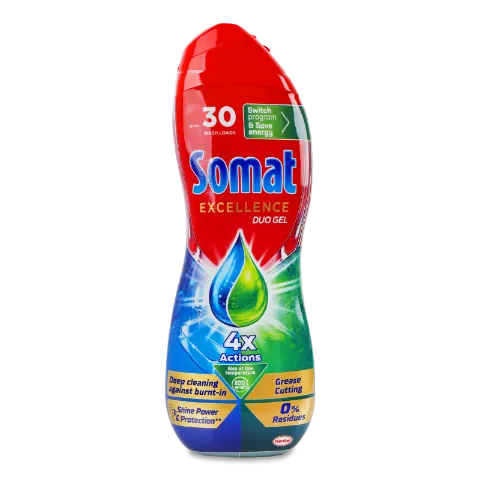 Гель для посудомоечных машин Somat Excellence Duo