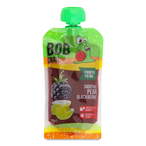 Смузі Bob Snail груша-лісова ожина