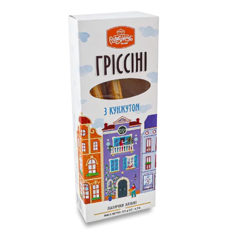 Гріссіні «Рум'янець» з кунжутом