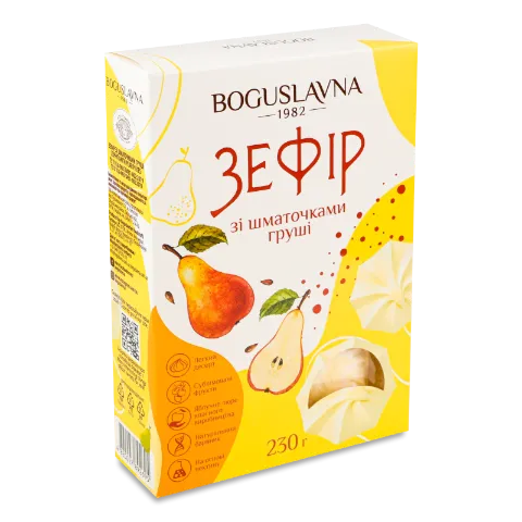 Зефір «Богуславна» зі шматочками груші