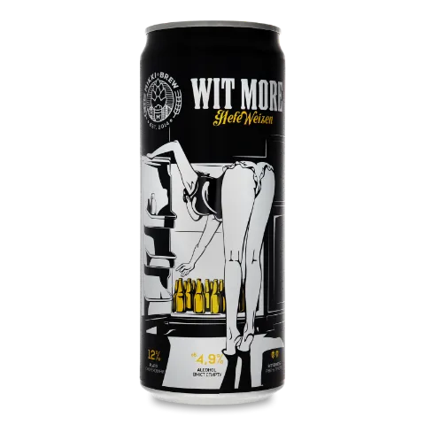 Пиво Mikki Brew Wit More светлое н/ф з/б