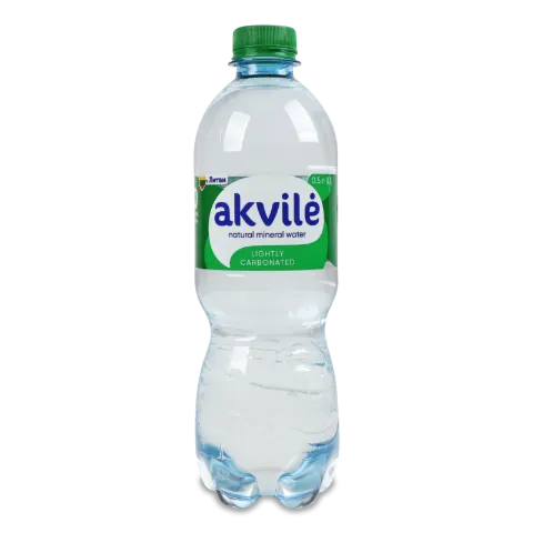 Вода мінеральна Akvile середньогазована