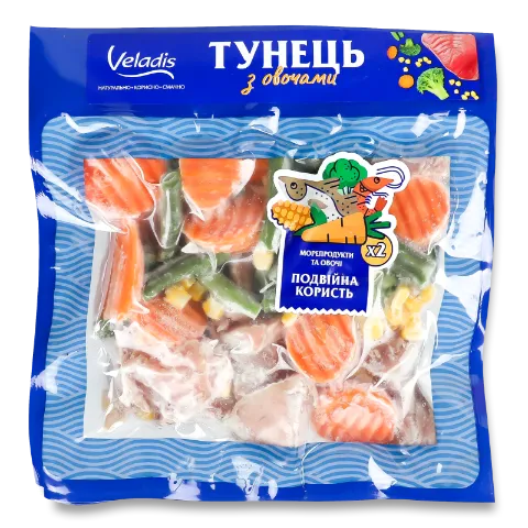 Тунець Veladis з овочами морожений