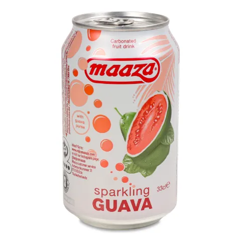 Напиток соковый Maaza гуава газированный ж/б