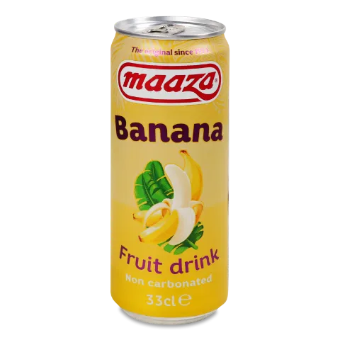Напиток соковый Maaza банан негазированный ж/б