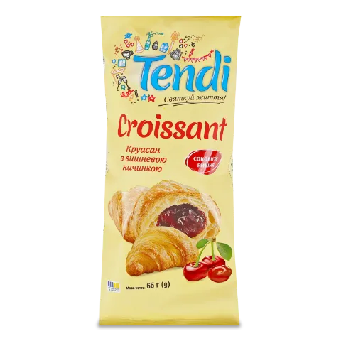 Круасан Tendi з вишневою начинкою