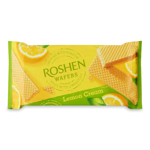 Вафлі Roshen Wafers лимон