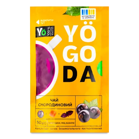Чай Yogoda смородиновий концентрований
