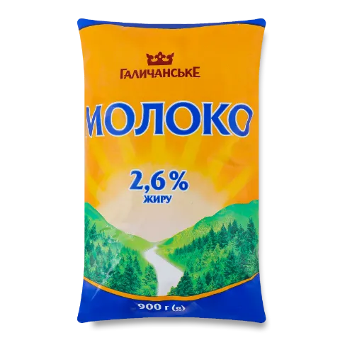 Молоко ГаличанськЕ українське 2,6% п/е