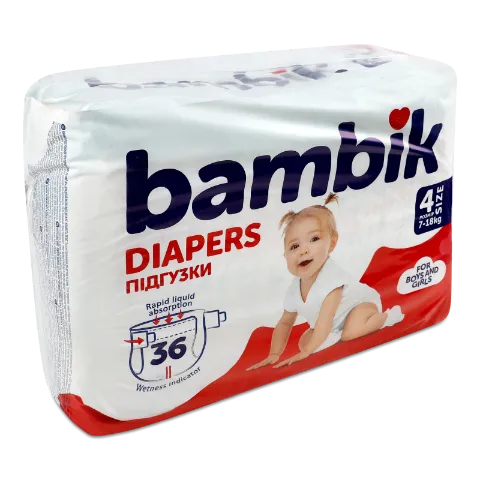 Підгузки Bambik Medium Maxi 7-18 кг В*