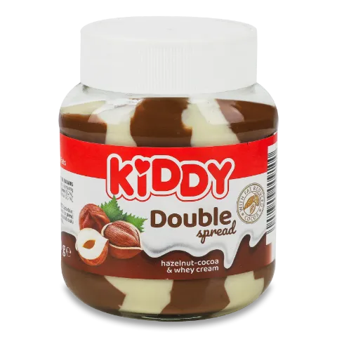 Паста шоколадна KIDDY Double з лісовими горіхами
