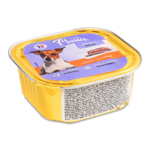 Корм для собак Plaisir з куркою В*