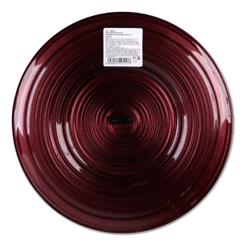 Тарілка ArdaCam Oslo metallic бордо 28см