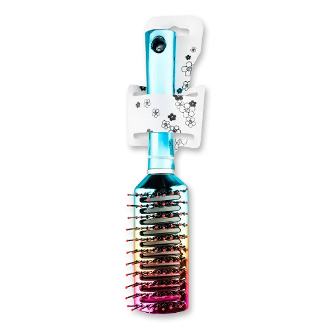 Щітка скелетна для волосся блакитно-бронзова Y32