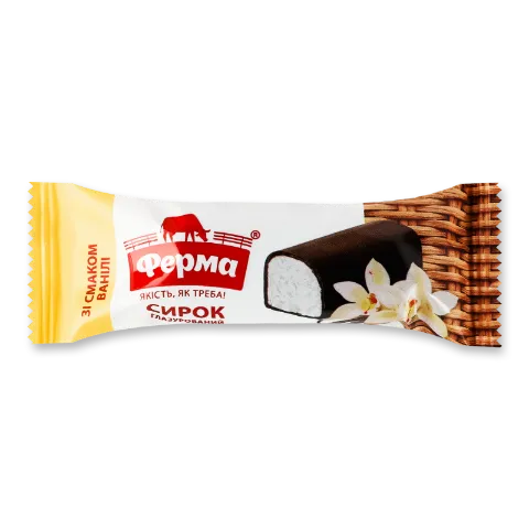 Сирок глазурований «Ферма» зі смаком ванілі 23%