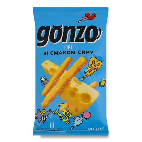 Соломка фрі Gonzo зі смаком сиру