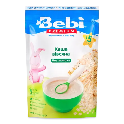 Каша вівсяна Bebi безмолочна В*