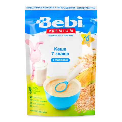 Каша 7 злаків Bebi молочна В*