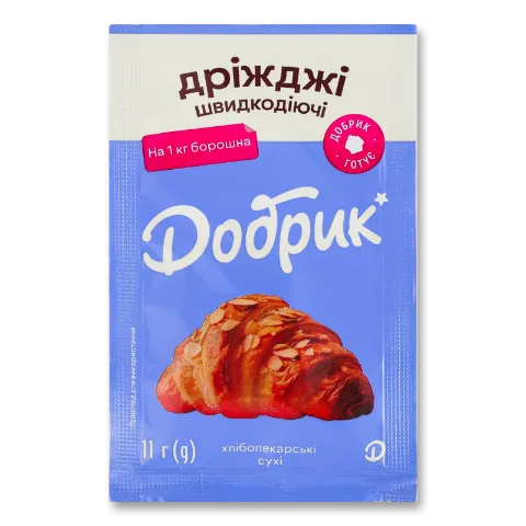 Дріжджі Добрик сухі швидкорозчинні В*