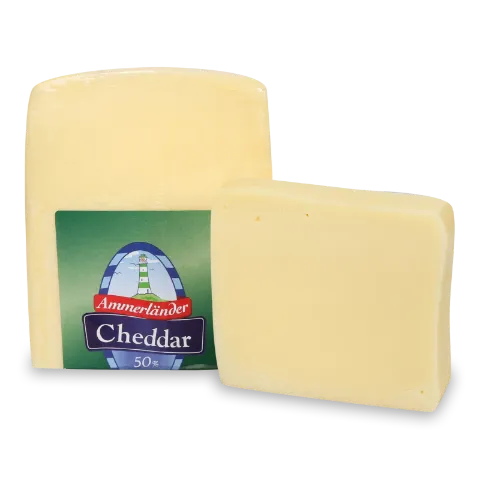 Сир Ammerlander Чеддер білий 50%