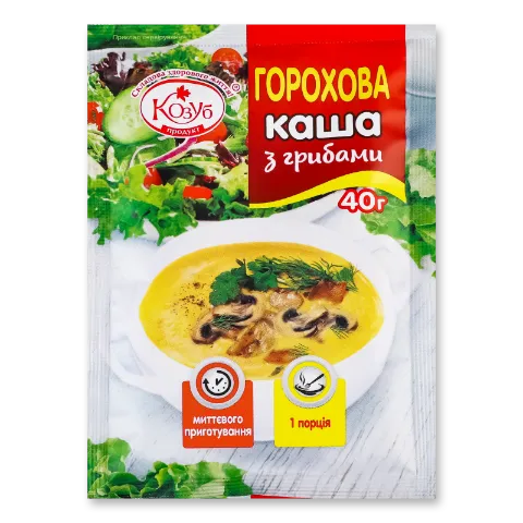 Каша «Козуб продукт» горохова з грибами
