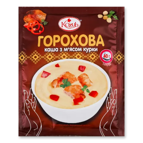 Каша «Козуб продукт» горохова з м'ясом курки