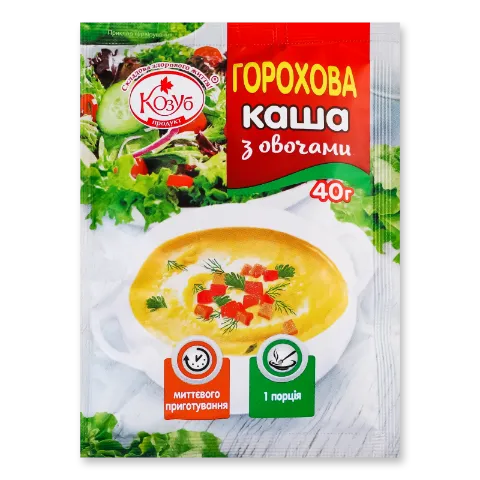 Каша «Козуб продукт» горохова з овочами