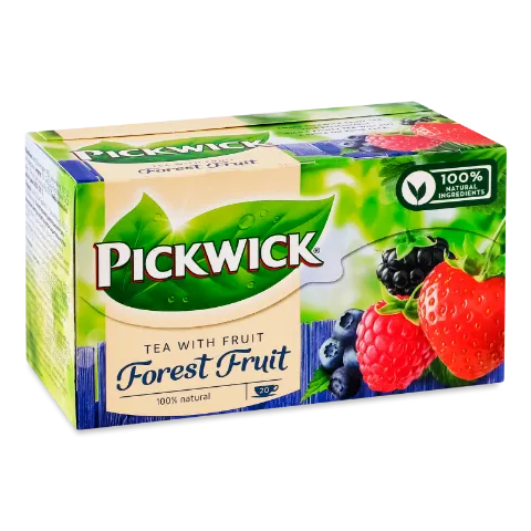 Чай чорний Pickwick ароматиз зі шматоч лісов ягід