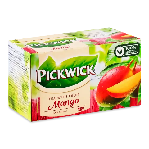 Чай чорний Pickwick ароматиз зі шматочками манго