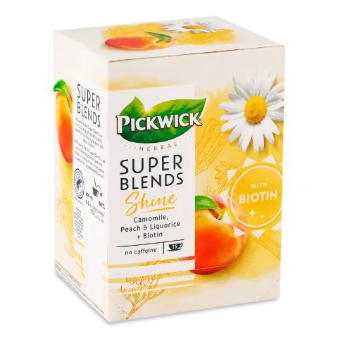 Чай фрук-трав Pickwick Super Blends ромашка-персик