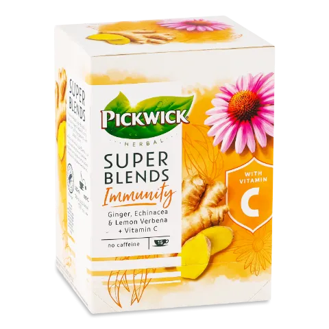 Чай трав'яний Pickwick вітамінний вербена-ехінацея