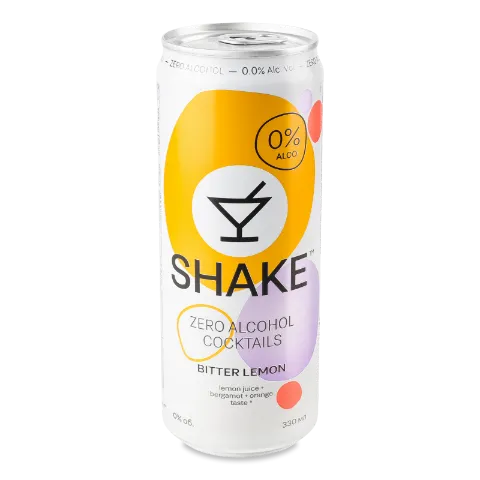 Напій соковмісний Shake Bitter lemon сильногазований з/б
