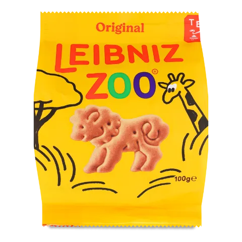 Печиво Bahlsen Leibniz Зоопарк масляне