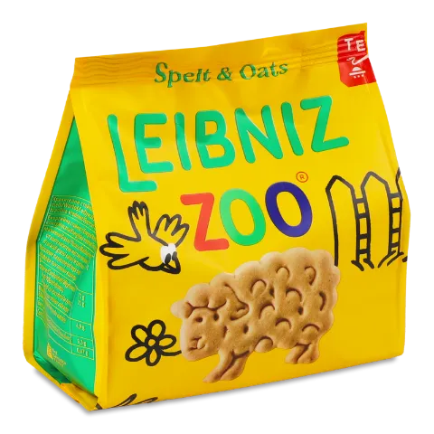Печиво Bahlsen Leibniz Зоопарк спельта-овес