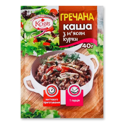 Каша «Козуб продукт» гречана з м’ясом курки