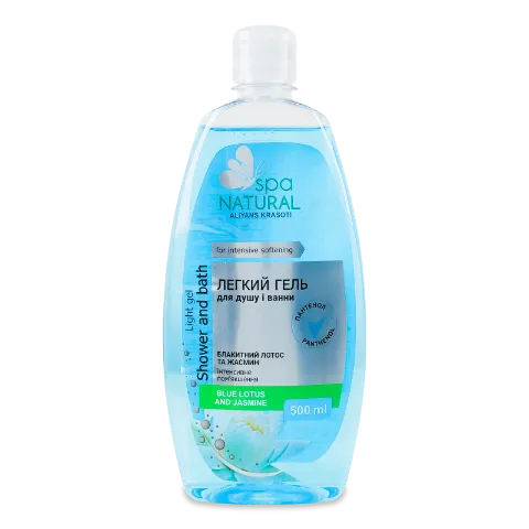 Гель для душа Natural Spa Голубой лотос и жасмин