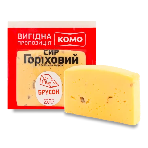 Сир Комо Горіховий з волоським горіхом 50% порц