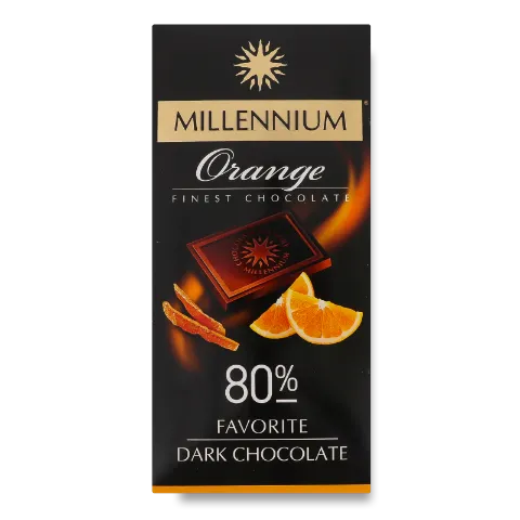 Шоколад чорний Millennium Favorite Orange 80%