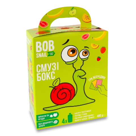 Смузі Bob Snail бокс «4 смаки» з коміксом
