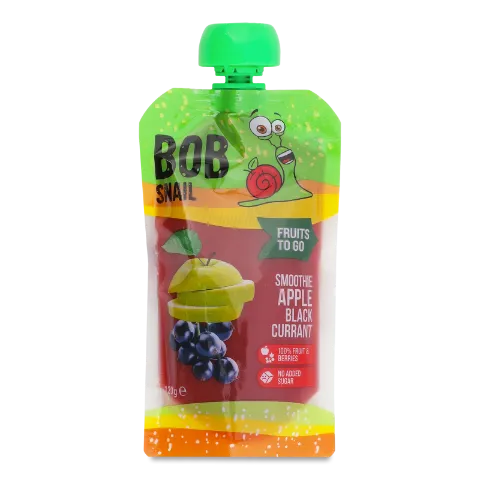 Смузи Bob Snail яблоко-черная смородина