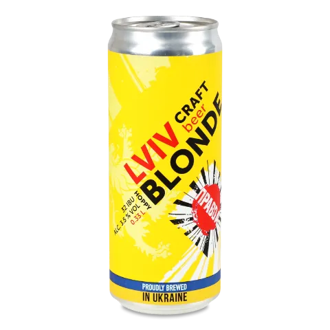 Пиво Правда Lviv Hoppy Blondе светлое нефильтр жб