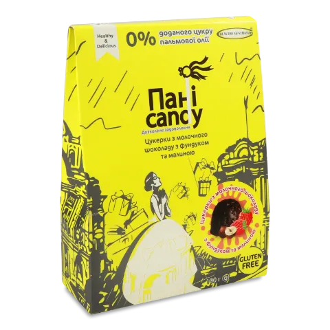 Цукерки Healthy Generation Пані Candy малин-фундук